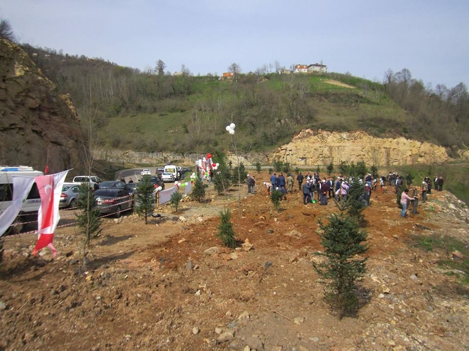 Fatsa’da Afrin Şehitleri Hatıra Ormanı Kuruldu