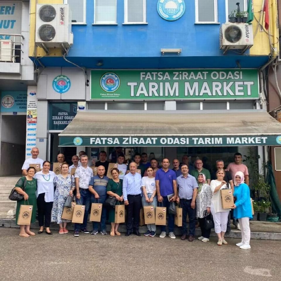 Fındık yetiştiriciliği ile ilgili bilge almak için Fatsa'ya geldiler