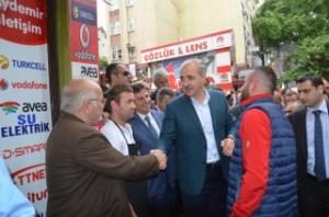 NUMAN KURTULMUŞ, FATSA'DA ESNAFI ZİYARET ETTİ