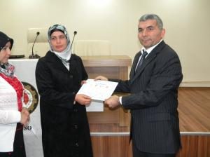 4. VASIFLI İŞÇİ YETİŞTİRME KURSU BİTTİ...Kursiyerler Sertifikalarını Aldılar