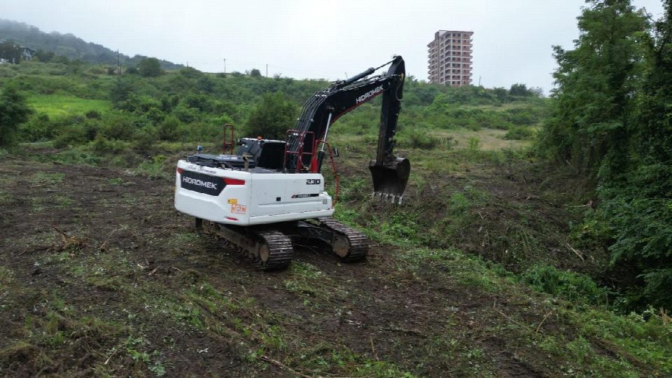Ayazlı mahallesinde yeni okul yeri hazırlığı