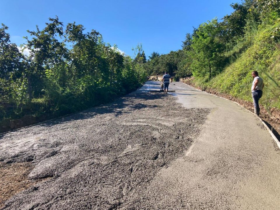 2 km’lik güzergah konfora kavuşuyor...Fatsa-Uzundere’ye ömürlük yol