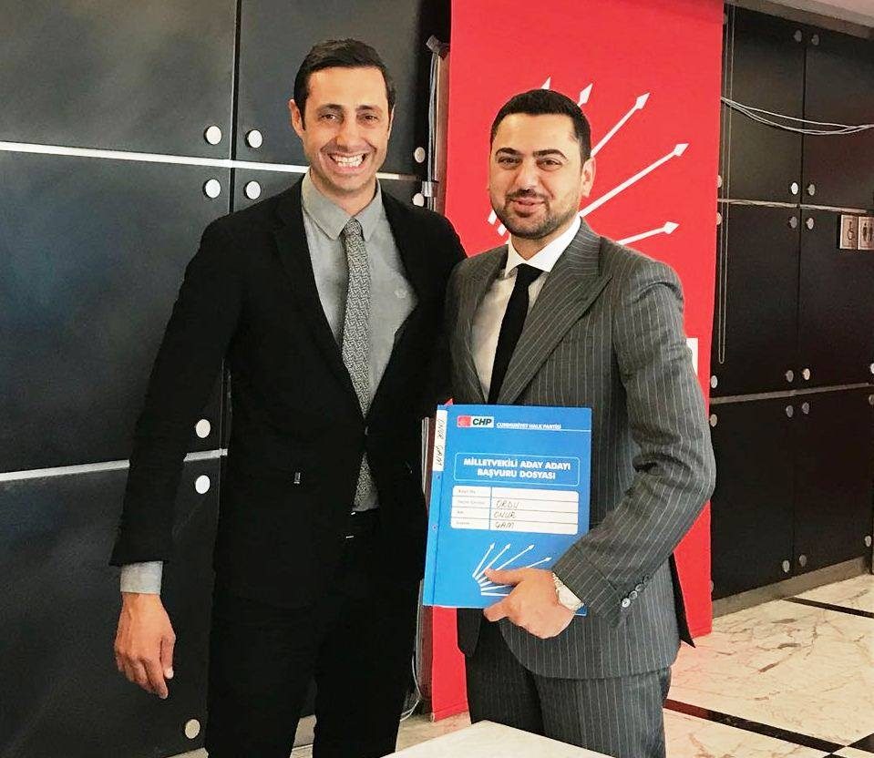 Onur Çam, adaylık başvurusunu yaptı