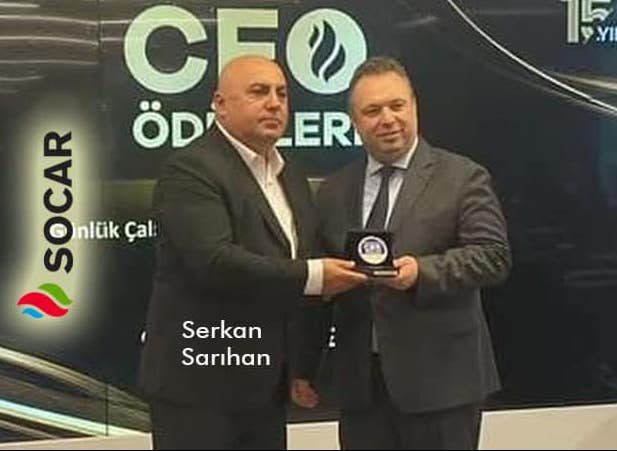 Fatsa’lı Serkan Sarıhan Socar Ceo ödülüne layık görüldü