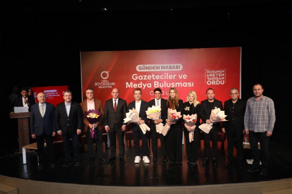 Duayen gazeteciler Ordu’da buluştu