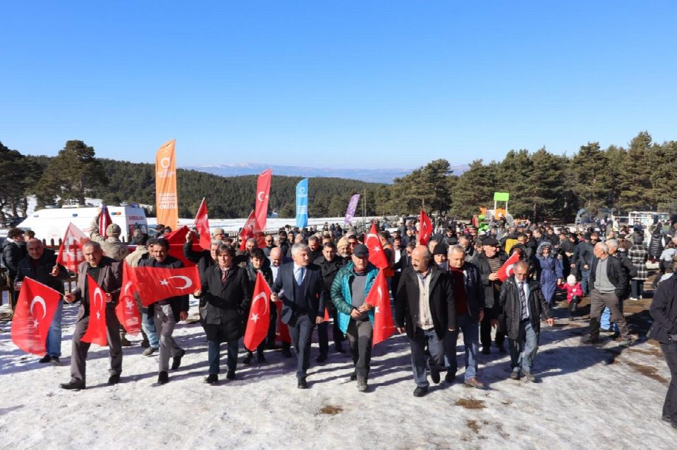 Keyfalan yaylası eğlenceli anlara şahitlik etti