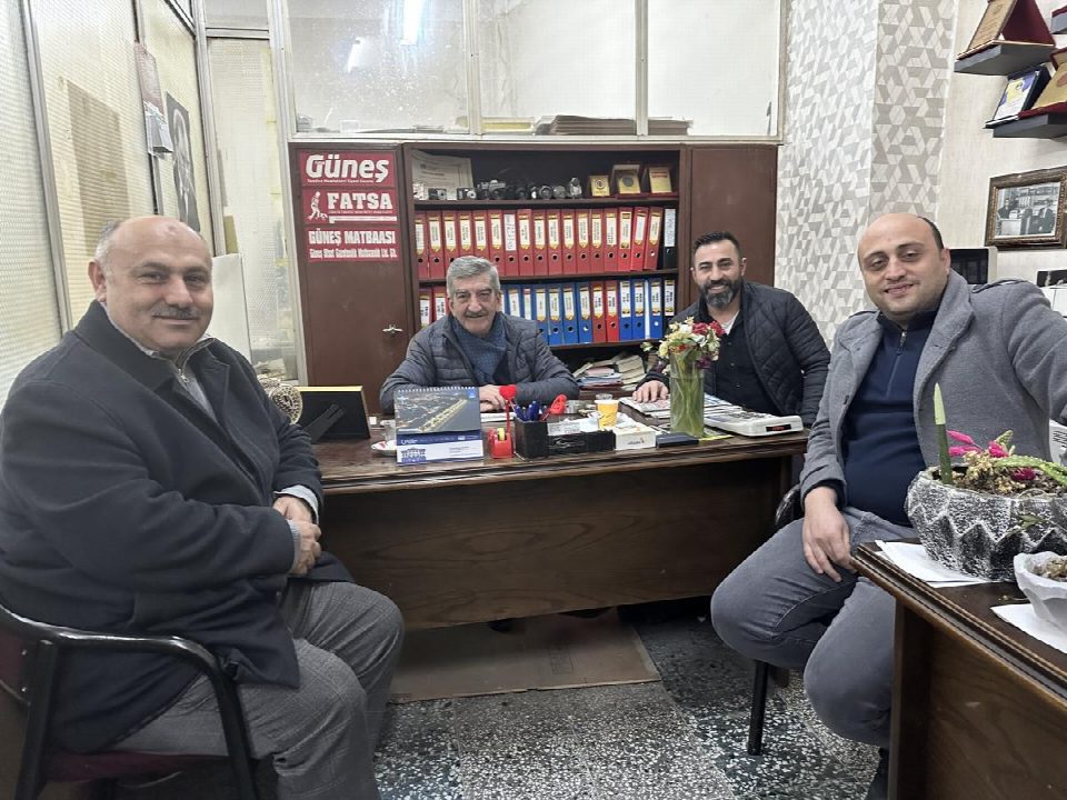 BAŞKAN GENÇTAN GAZETEMİZİ ZİYARET ETTİ