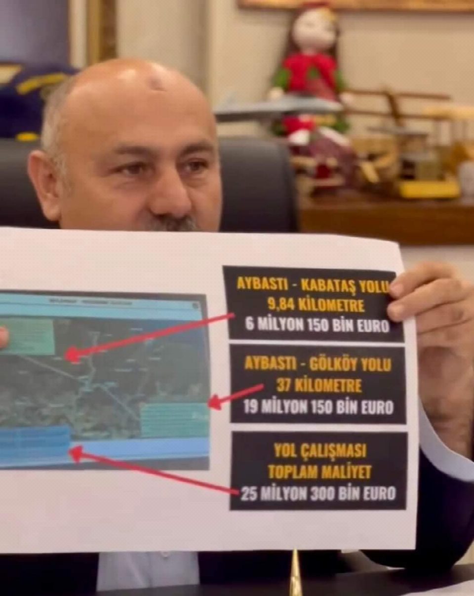 AYBASTI BELEDİYE BAŞKANI BEYTULLAH GEÇTAN MÜJDEYİ VERDİ