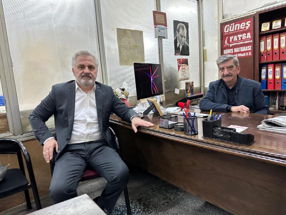 EYÜP FATSA GAZETEMİZİ ZİYARET ETTİ
