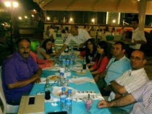 KIVILCIM TİYATROSU YEMEKTE BİR ARAYA GELDİ