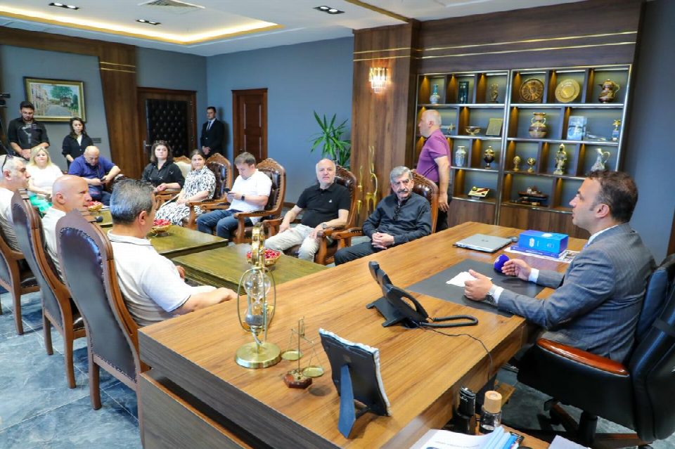 Başkan Kibar basın mensuplarıyla bir araya geldi