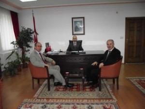 YÜCE VE ÇUBUK KAYMAKAM YURDAERLE YATIRIMLARI KONUŞTULAR