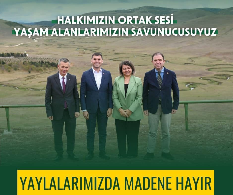 CHP’li belediye başkanlarından ortak açıklama... Yaylalarımızda madene hayır!