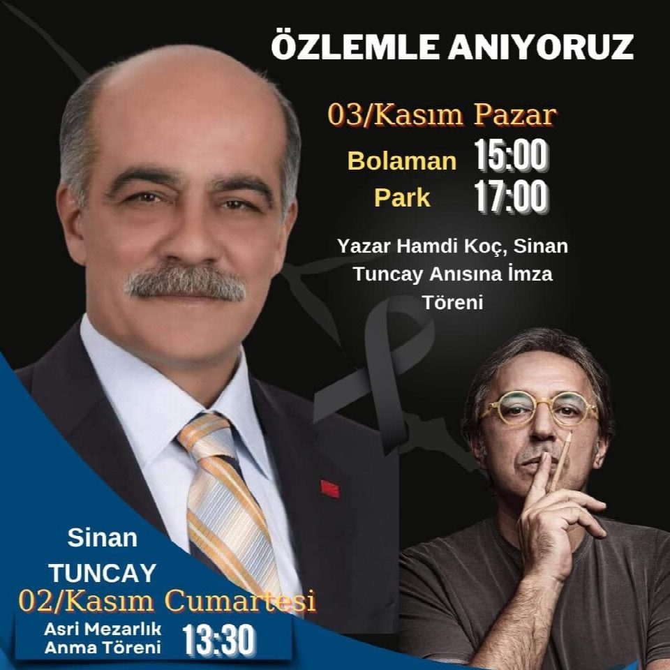 Sinan Tuncay anılacak