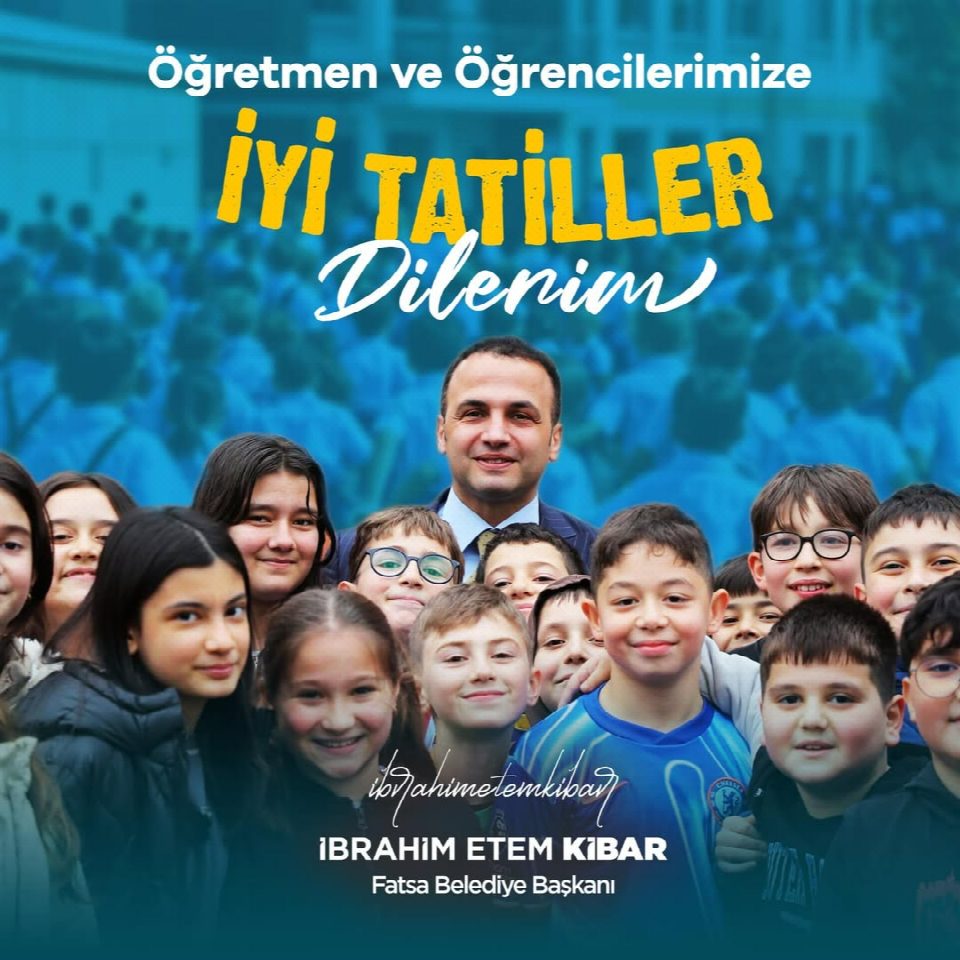 Başkan Kibar'dan öğrencilere yarıyıl tatili mesajı