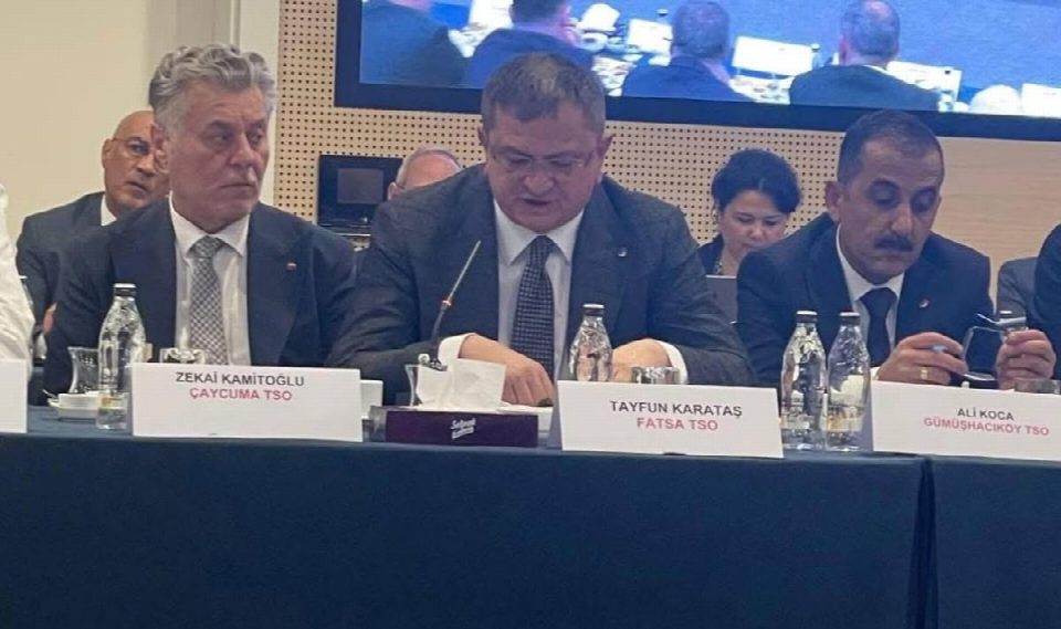 Karataş, ilçenin sorun ve taleplerini TOBB Karadeniz istişare toplantısında dile getirdi