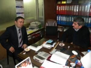 BİK Müdürü ÇETİN Oranlı Gazetemizi Ziyaret Etti