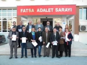 Cumhuriyet Halk Partisi üyesi grup, Fatsa Cumhuriyet Savcılığı'na şikayet dilekçesi verdiler.“TÜRK HALKI OLARAK BU İFADELERİ ASLA KABUL ETMİYORUZ”