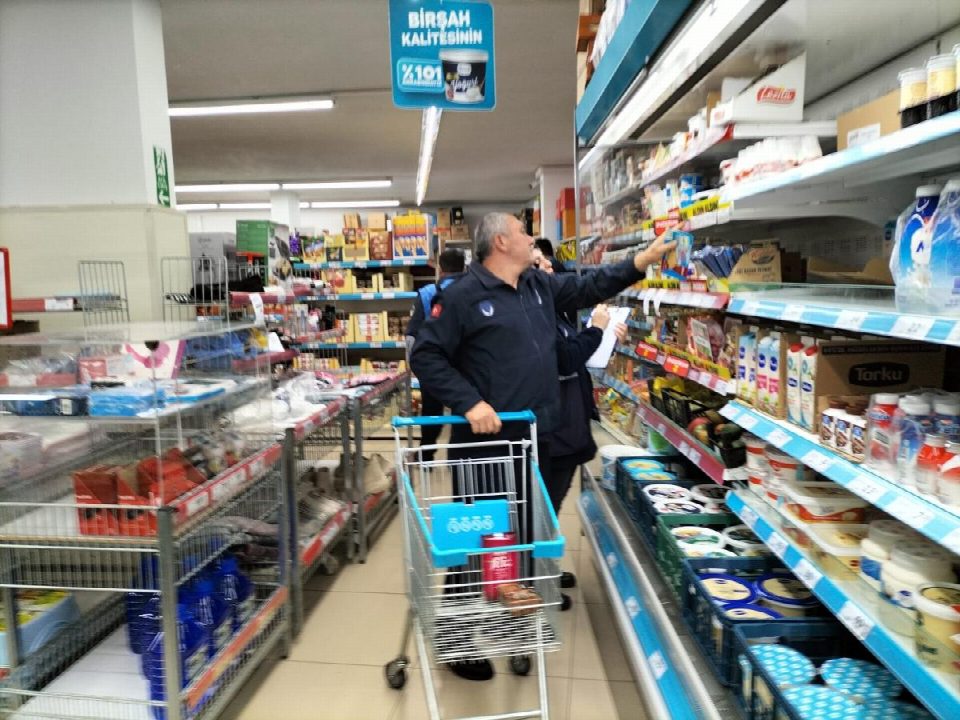 19 ilçede 35 market ile ilgili tutanak tutuldu