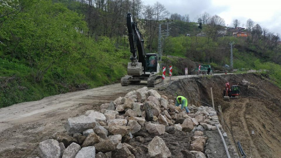 Büyükşehirden heyelan riskine karşı güçlü adım