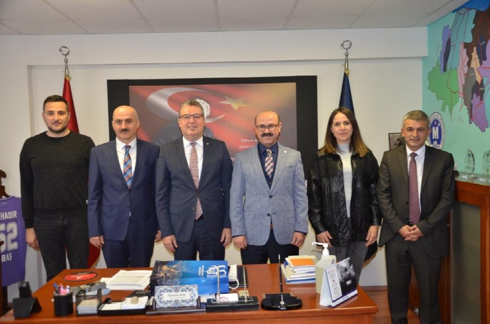SGK İl Müdürü Mehmet Yaşar Günay’dan Ordu Mali Müşavirler Odası Başkanı Bahadır Baş’a ziyaret