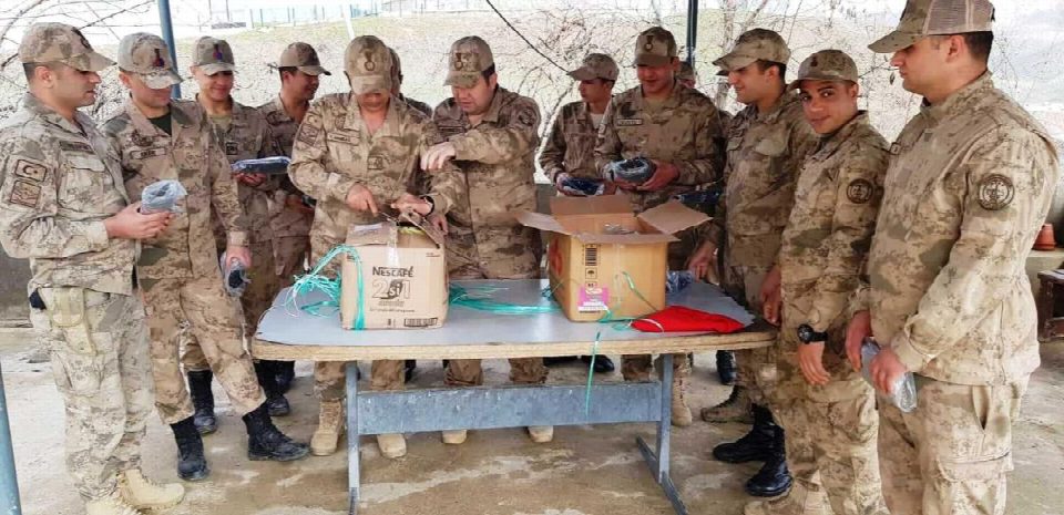 Askerlerden öğrencilere teşekkür mesajı