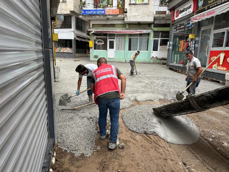 Fatsa’nın 50 yıllık altyapı sorununa neşter vuruldu