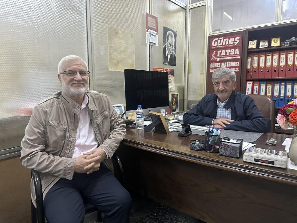 Eski vekil Hasan Öz gazetemizi ziyaret etti