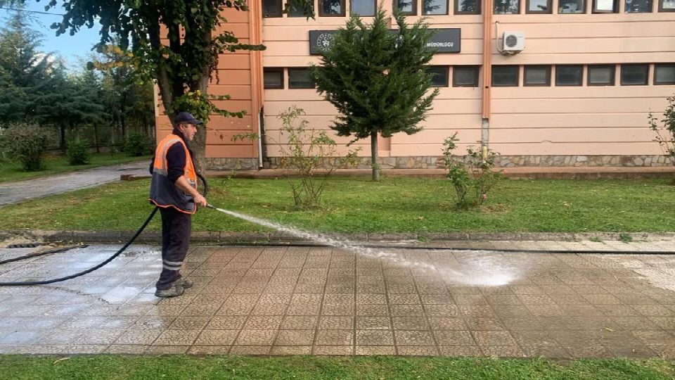 Fatsa belediyesi’nden şehir genelinde yoğun temizlik çalışması