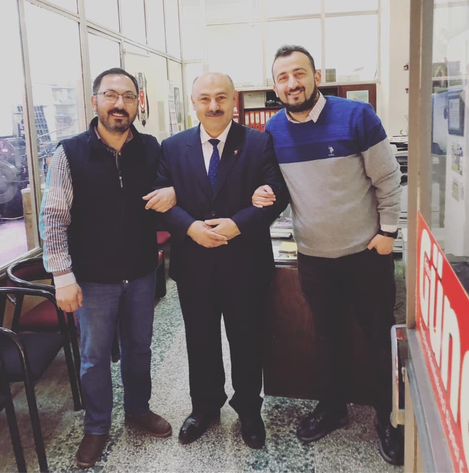 Başkan Geçtan’dan gazetemize ziyaret