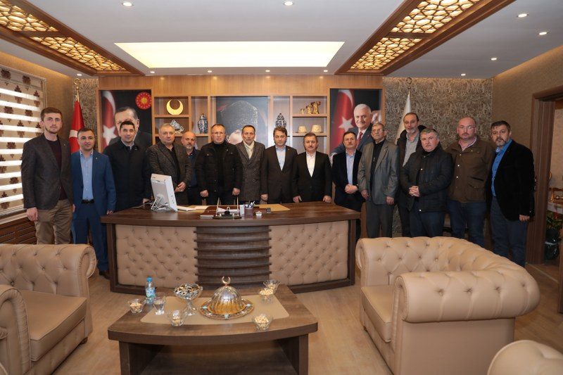 BAŞKAN ANLAYAN’DAN BAŞKAN CENAN KIR’A HAYIRLI OLSUN ZİYARETİ