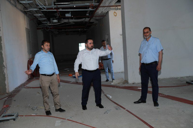 Yeni Belediye Binası İnşaatının Yüzde 85’i Tamamlandı