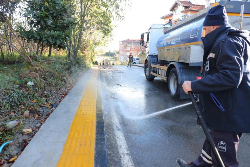 Fatsa belediyesi’nden kapsamlı temizlik çalışması