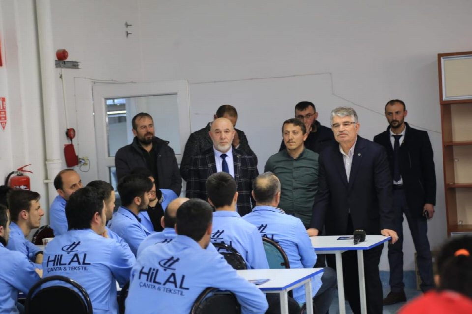 Başkan Akot ve İdris Naim Şahin Şoförlerle bir araya geldi