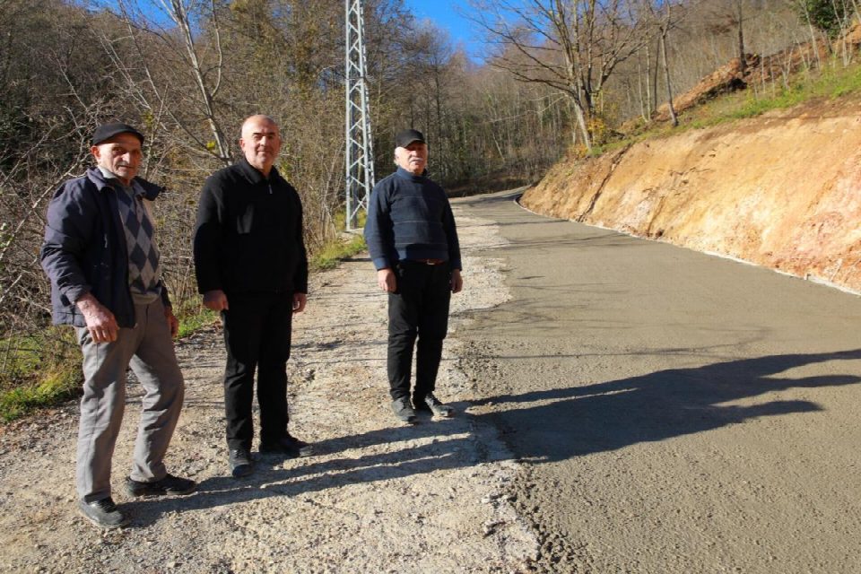 2022 yılının son beton çalışması Sudere mahallesinde