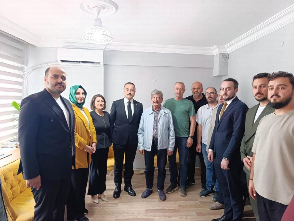 MHP Ordu Milletvekili Naci Şanlıtürk'ten Fatsa Gazeteciler ve Basın Derneği'ne ziyaret