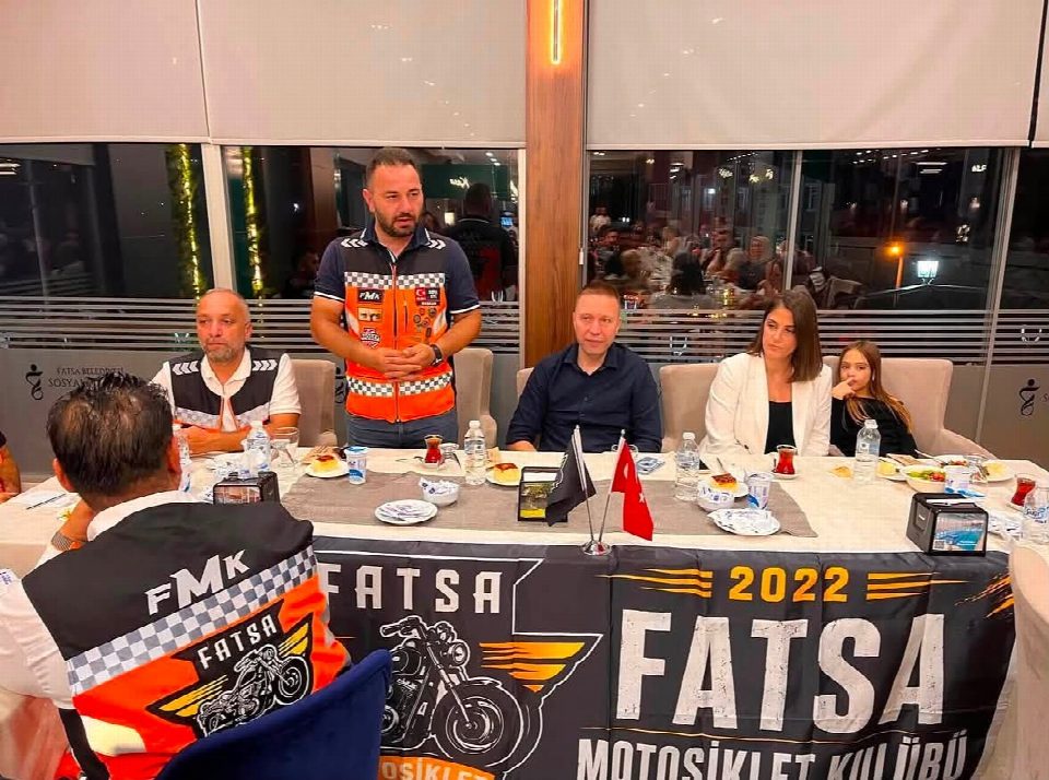 Başkan Kibar’dan motosiklet kulübü üyelerine teşekkür yemeği