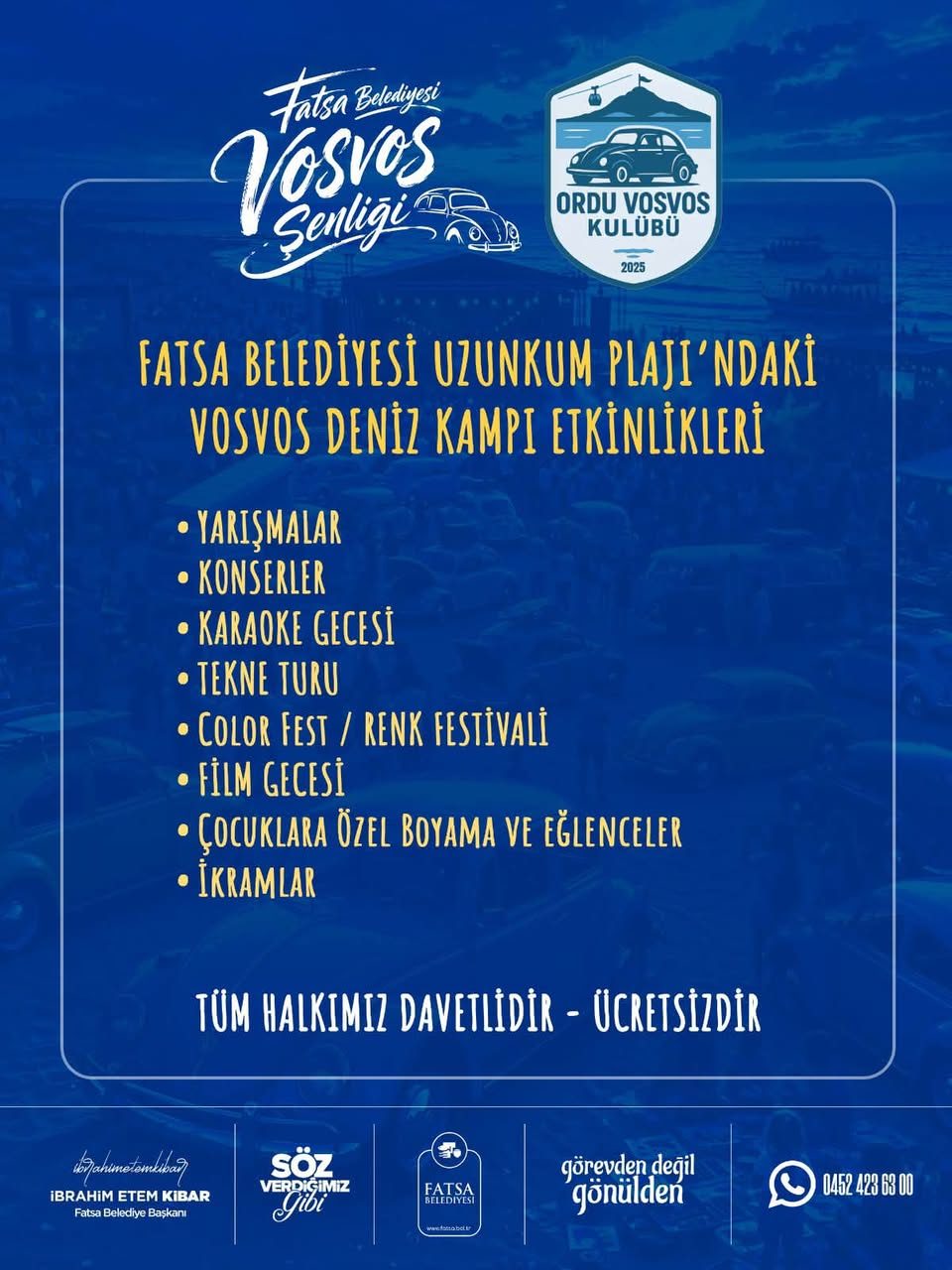 Fatsa’da Vosvos rüzgârı esecek!