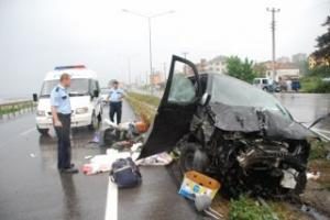 FATSA'DA TRAFİK KAZASI 7 YARALI