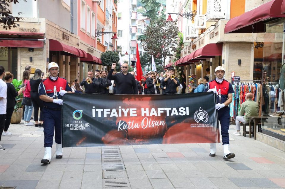 Ordu’da itfaiye haftası coşkusu