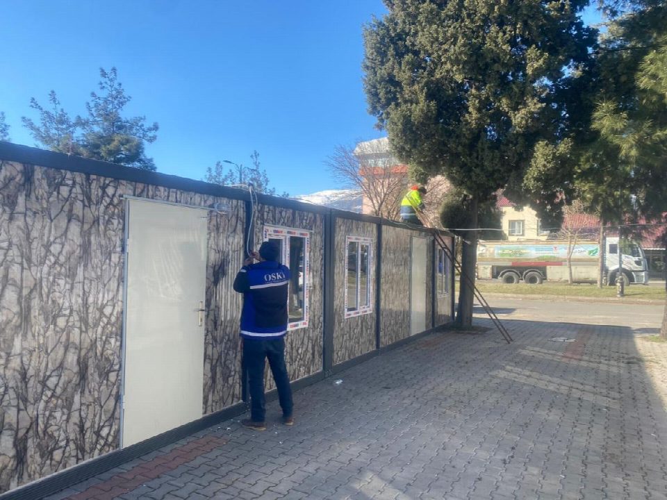 Afet bölgesine OSKİ müdahalesi