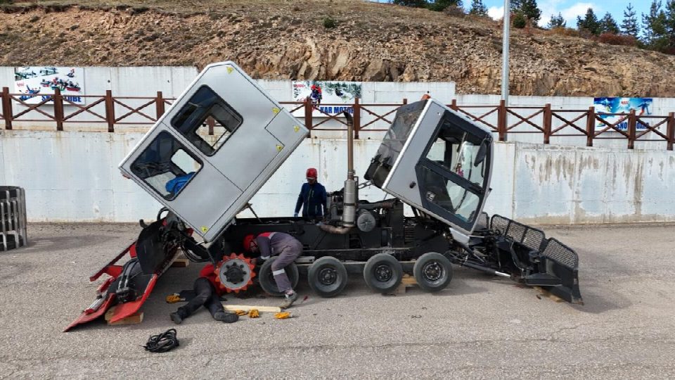 Çambaşı kayak tesisi yeni sezona hazırlanıyor