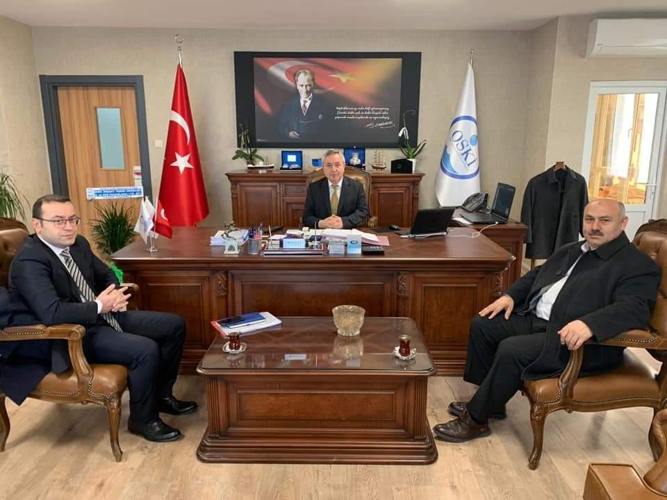 BAŞKAN GEÇTAN OSKİ'Yİ ZİYARET ETTİ
