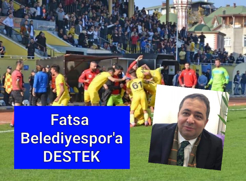 İSTANBUL FATSALILAR DERNEĞİNDEN FATSA BELEDİYESPOR'A MADDİ YARDIM