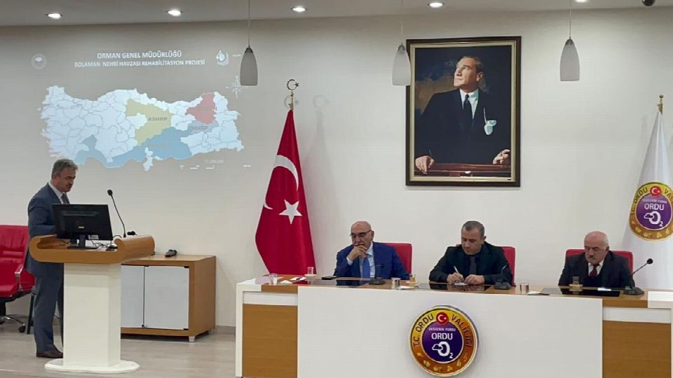 Bolaman Havzası rehabilitasyon projesi yönlendirme kurulu toplantısı yapıldı