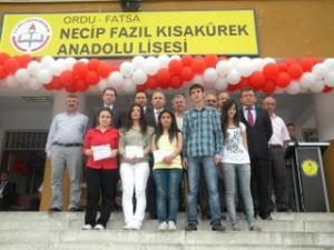 EĞİTİM ÖĞRETİM YIL SONU KAPANIŞI TÖRENLE GERÇEKLEŞTİ