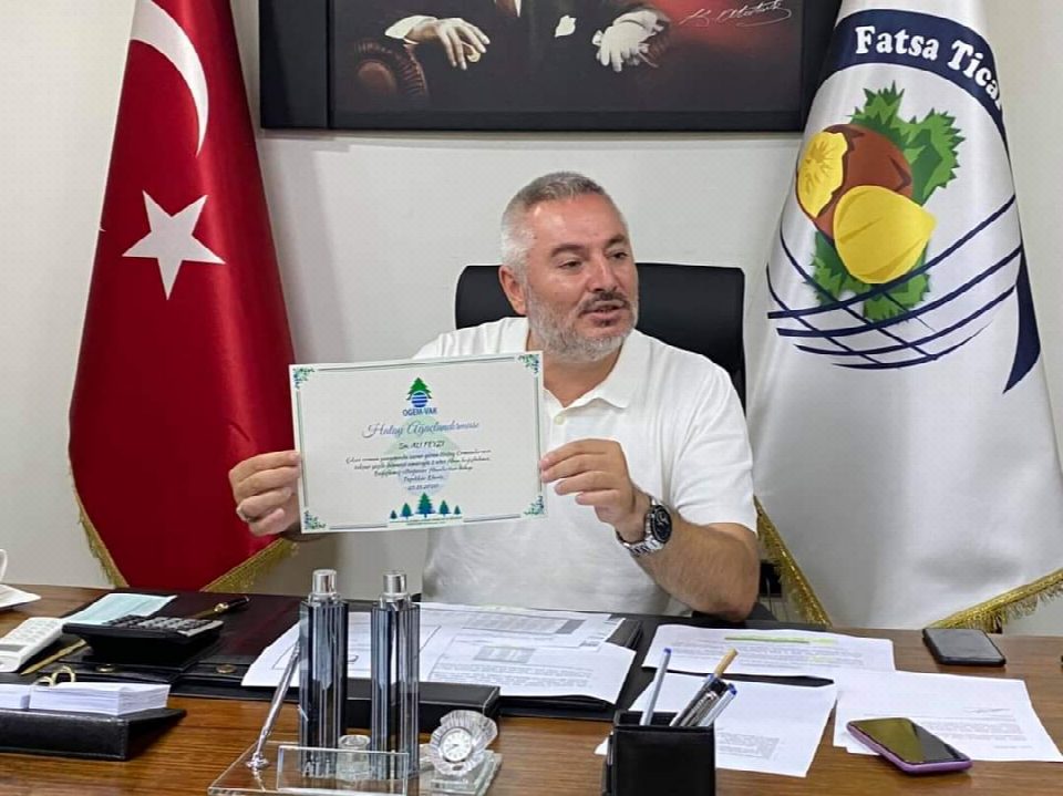 FATBO Başkanı Feyzi, "Fındık fiyatı dolarla belirlenmeli"