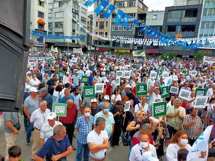 Fındık bizim canımız 70 lira hakkımız!