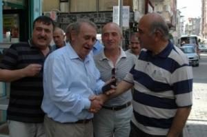 GÜNER ESNAFLA BULUŞTU