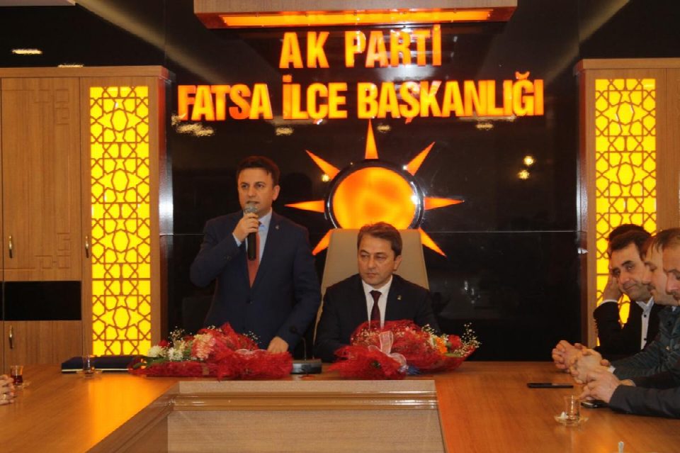 AK Parti Fatsa İlçe Teşkilatında Devir Teslim Töreni